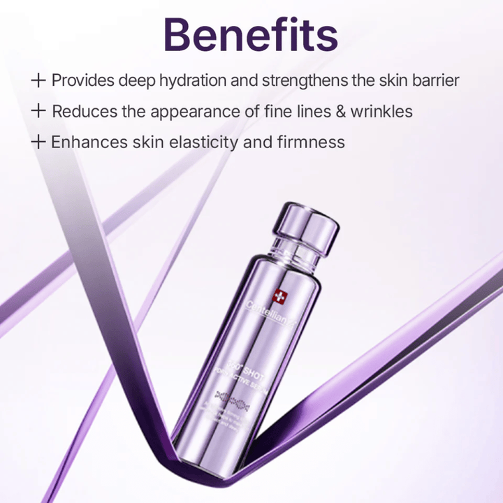 Centellian24 360º Shot PDRN Active Serum – intensivt fugtgivende og opstrammende serum, der styrker hudbarrieren, reducerer fine linjer og forbedrer hudens fasthed og glød.