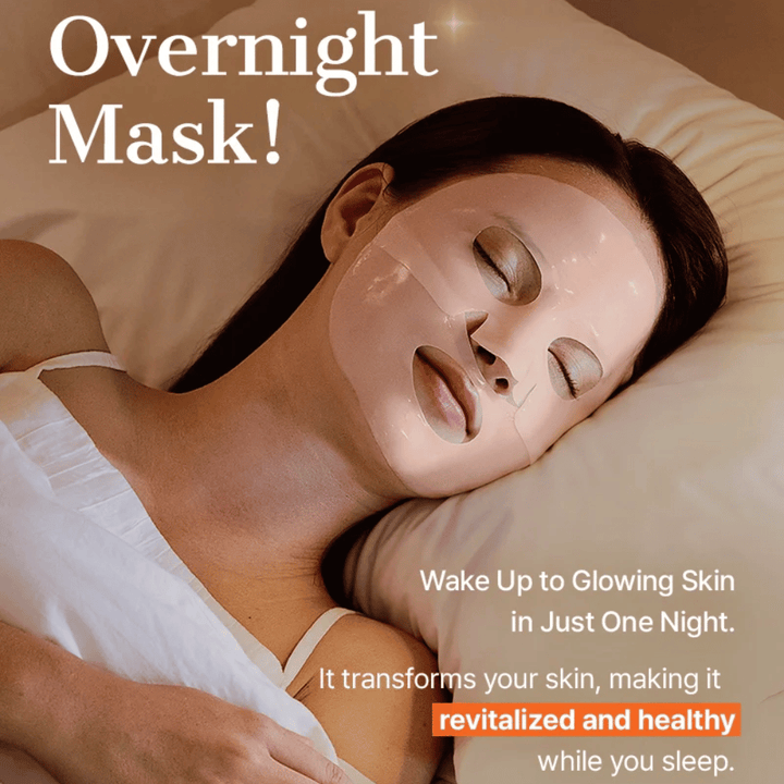 COSRX 5 PDRN Hyaluronic Acid Vital Hydrating Hydrogel Mask som overnight maske til intensiv fugtgivning, hudfornyelse og glød natten over