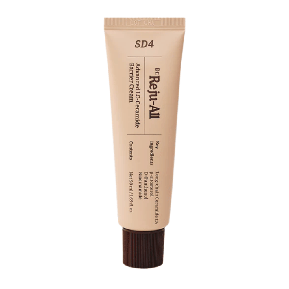 Dr. Reju-All Advanced LC-Ceramide Barrier Cream SD4 – koreansk ansigtscreme med let lipid-vand-tekstur, der styrker hudbarrieren og passer til følsom og tør hud.