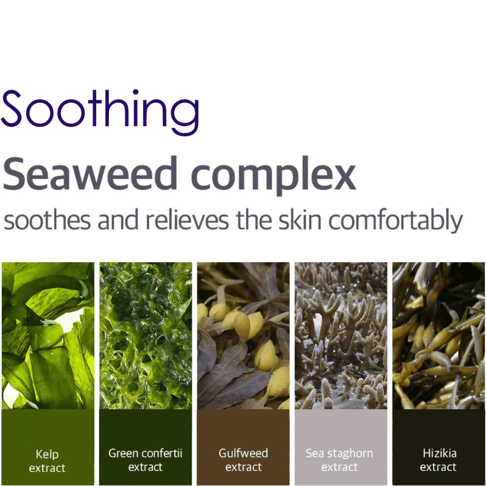 Informationsbillede om Seaweed Complex med forskellige alger og marine ekstrakter, som hjælper med at berolige, køle og give komfort til huden omkring øjnene.