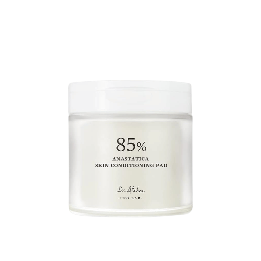 Dr. Althea 85% Anastatica Skin Conditioning Pad – veganske fugtgivende toner pads med 85 % Anastatica-ekstrakt til sensitiv og tør hud.