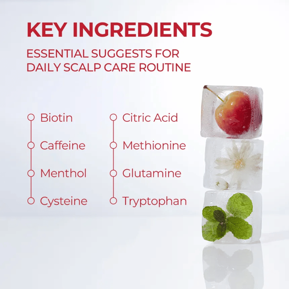 MOEV Annurcatin Hair Tonic – indeholder biotin, mentol, koffein og naturlige ekstrakter som fugter og stimulerer hårvækst.