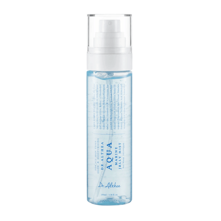 Produktbillede af Dr. Althea Aqua Marine Jelly Mist med transparent emballage og jelly-baseret formel
