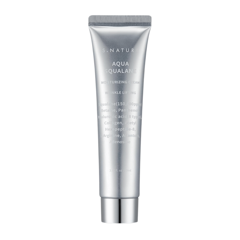S.NATURE Aqua Squalane Moisturizing Cream 60 ml – fugtgivende ansigtscreme med squalane og hyaluronsyre til blød og fugtet hud.