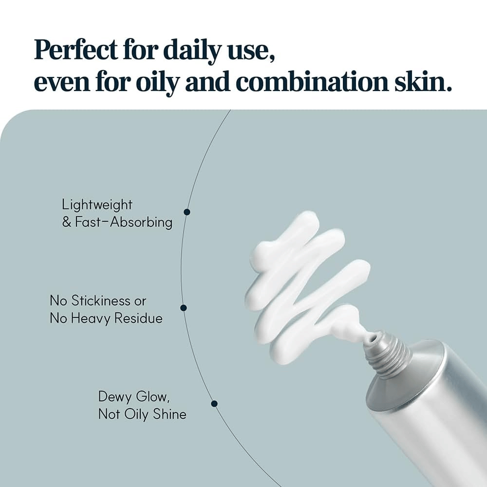 S.NATURE Aqua Squalane Moisturizing Cream med let og hurtigabsorberende formel, som giver langvarig fugt uden at fedte.