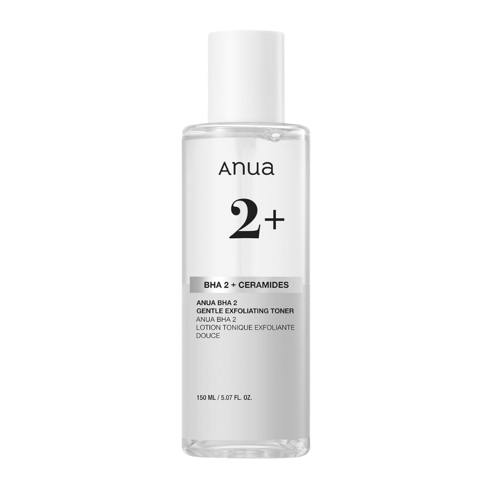 Anua BHA 2% Gentle Exfoliating Toner 150 ml – eksfolierende ansigtsvand med salicylsyre og ceramider for klarere hud
