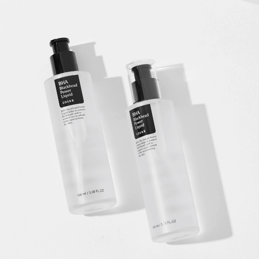 COSRX BHA Blackhead Power Liquid eksfoliering – effektiv behandling mod sorte hudorme og tilstoppede porer for fedtet og kombineret hud.