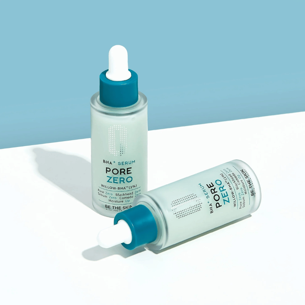 To flasker Be The Skin BHA+ Pore Zero Serum med Willow-BHA 1 %