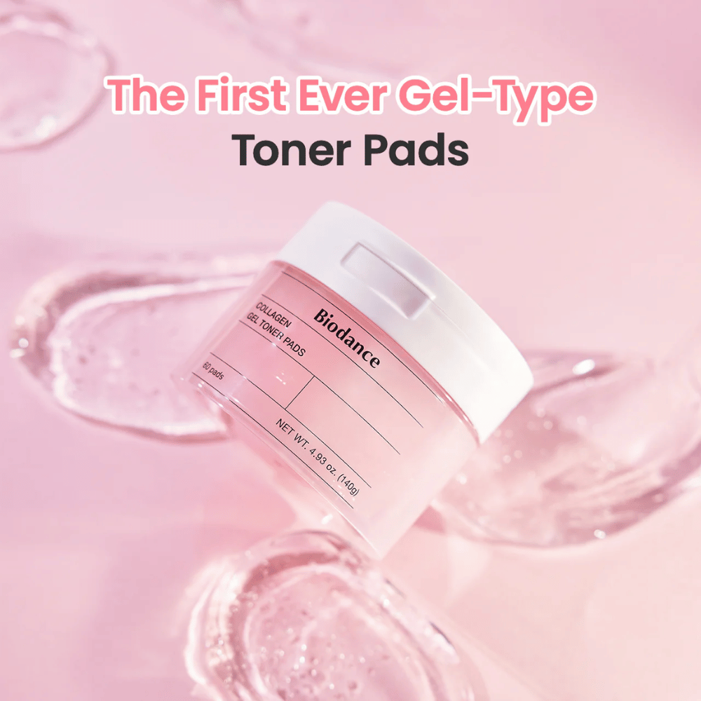 Biodance Collagen Gel Toner Pads er de første gelbaserede tonerpads, der fugter og jævner huden. Perfekt til en hurtig og enkel hudplejerutine, der giver glød og forbedrer hudens struktur.