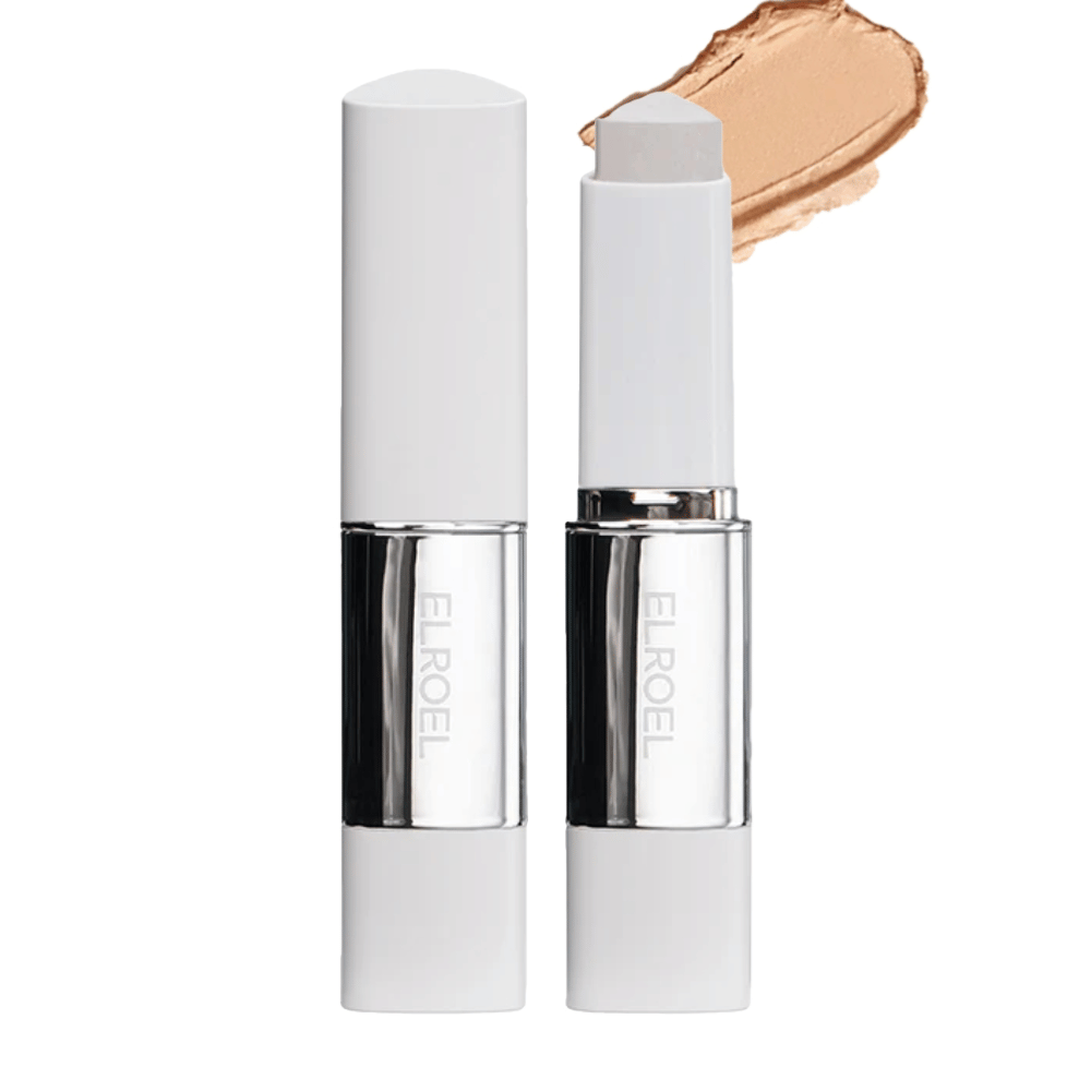 ELROEL Blanc Cover Cream Stick concealer i dyb nuance med høj dækning og blød, hudnær finish.