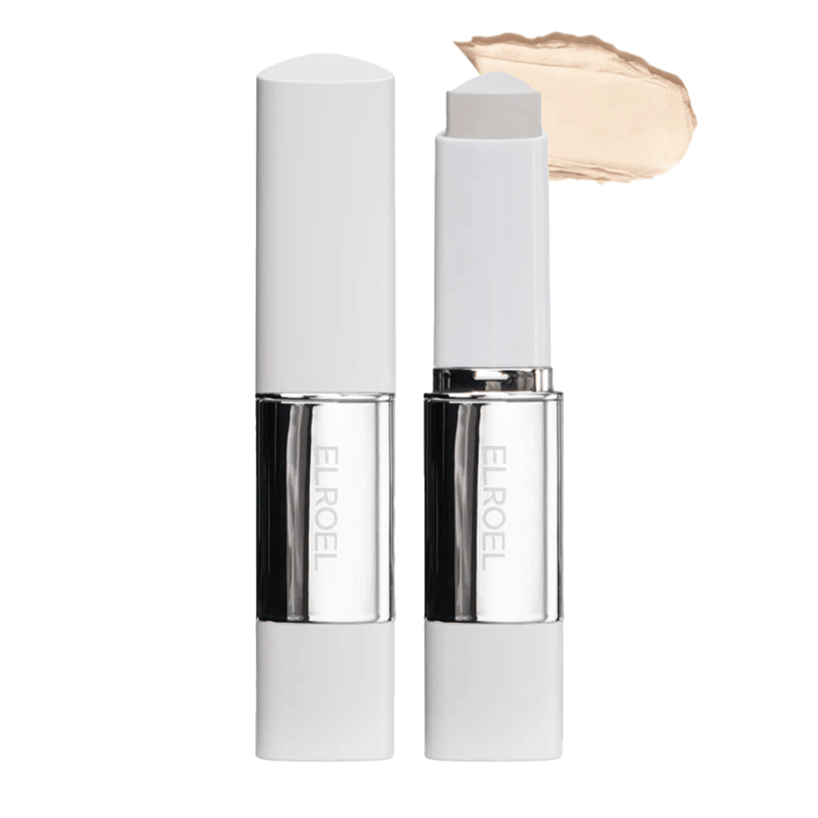 ELROEL Blanc Cover Cream Stick concealer i lys nuance med cremet tekstur, der giver jævn dækning og naturlig finish.