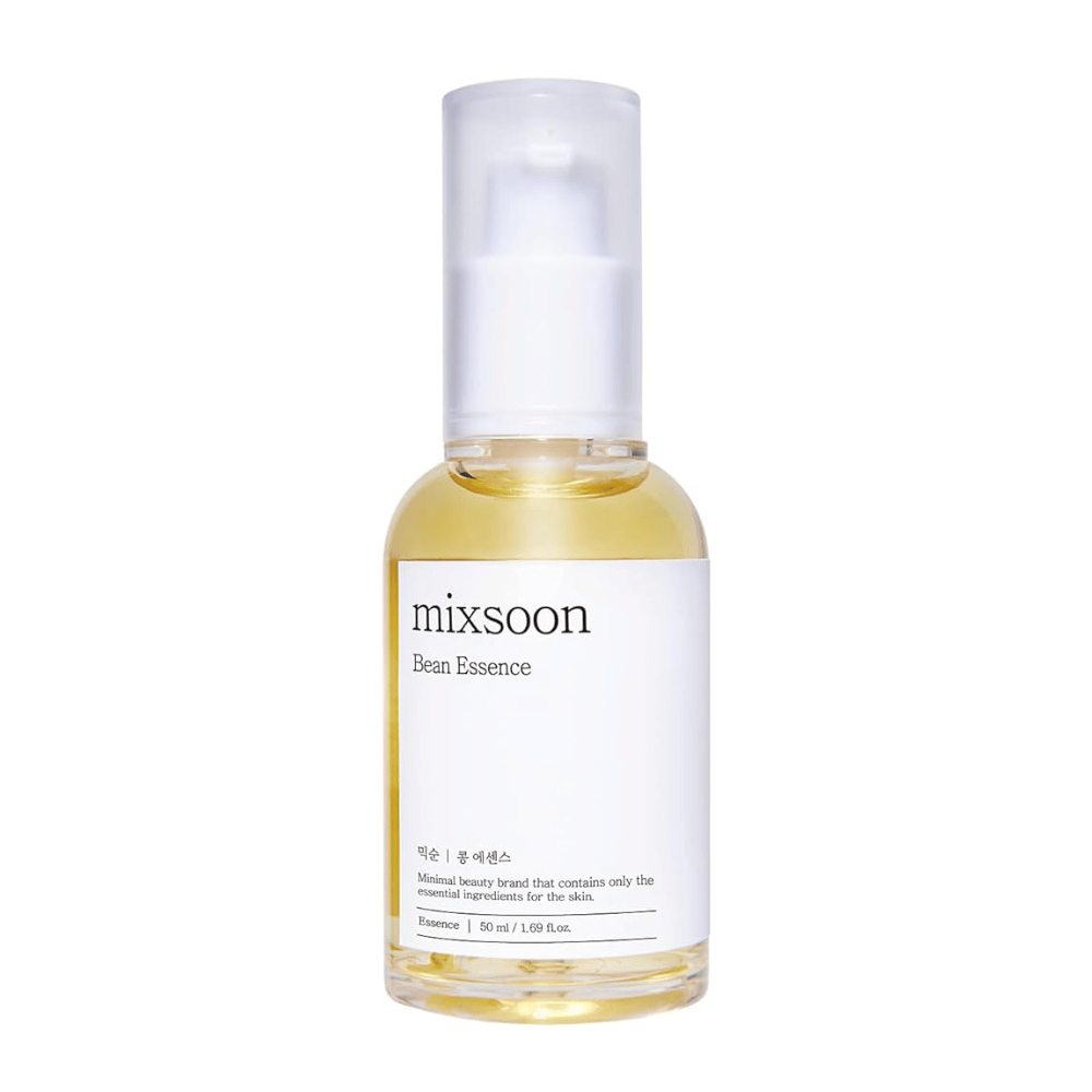 mixsoon Bean Essence-flaske mod hvid baggrund.