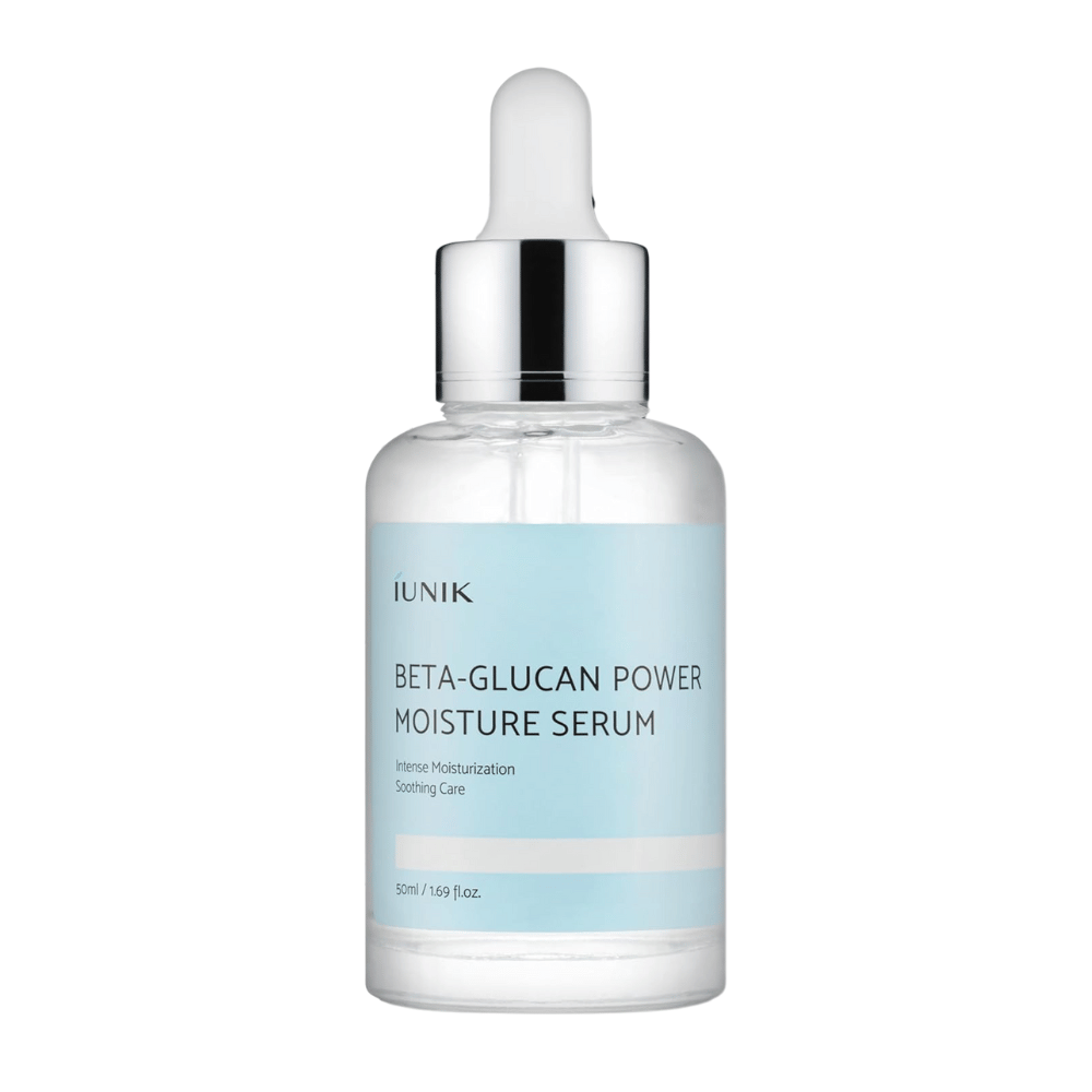 iUNIK Beta-Glucan Power Moisture Serum 50 ml – fugtgivende ansigtsserum med beta-glucan til sensitiv og tør hud