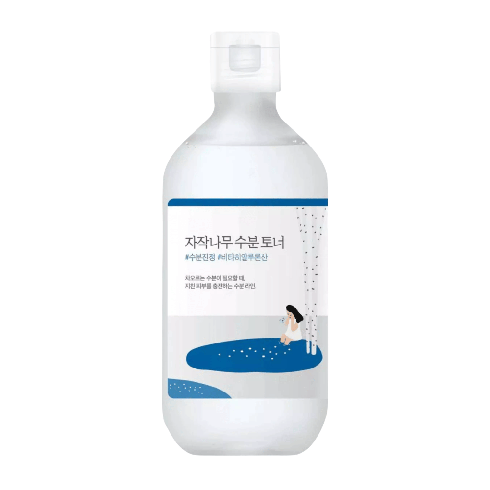 Lige produktbillede af ROUND LAB Birch Juice Moisturizing Toner på hvid baggrund