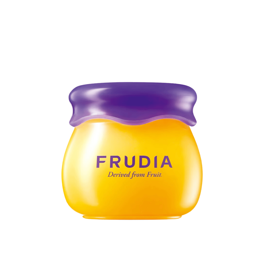 Dette produkt er FRUDIAs Blåbærhonninglæbepomade, som er designet til at give fugt og næring til læberne med naturlige ekstrakter.