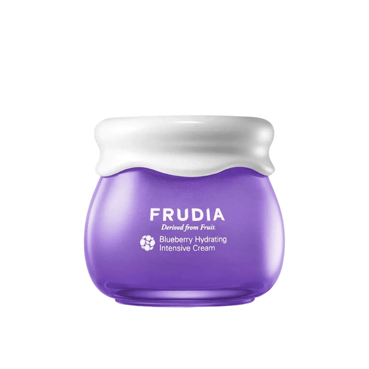 FRUDIA Blueberry Hydrating Intensive Cream – fugtgivende ansigtscreme med blåbærekstrakt, der styrker hudbarrieren og giver langvarig fugt