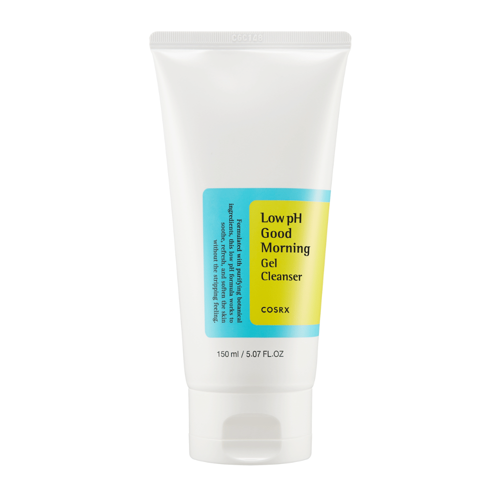 COSRX Low pH Good Morning Gel Cleanser 150ml – koreansk gelrens med lav pH, der balancerer huden og fjerner urenheder