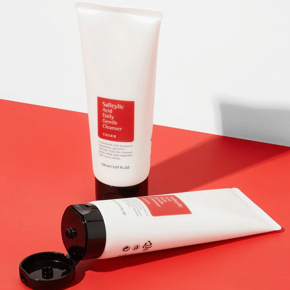 COSRX Salicylic Acid Daily Gentle Cleanser 150ml – ansigtsrens med salicylsyre til akne, uren hud og daglig hudplejerutine.
