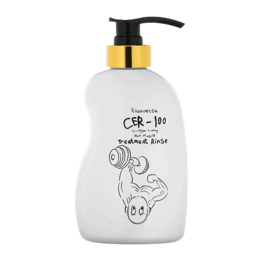 Elizavecca CER-100 Collagen Coating Hair Muscle Treatment Rinse – koreansk balsam som styrker, blødgør og giver glans