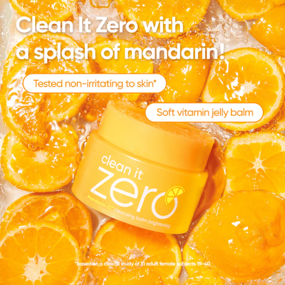 Banila Co Clean It Zero Brightening cleansing balm med blød jelly-tekstur som fugter og renser huden i dybden med en frisk følelse