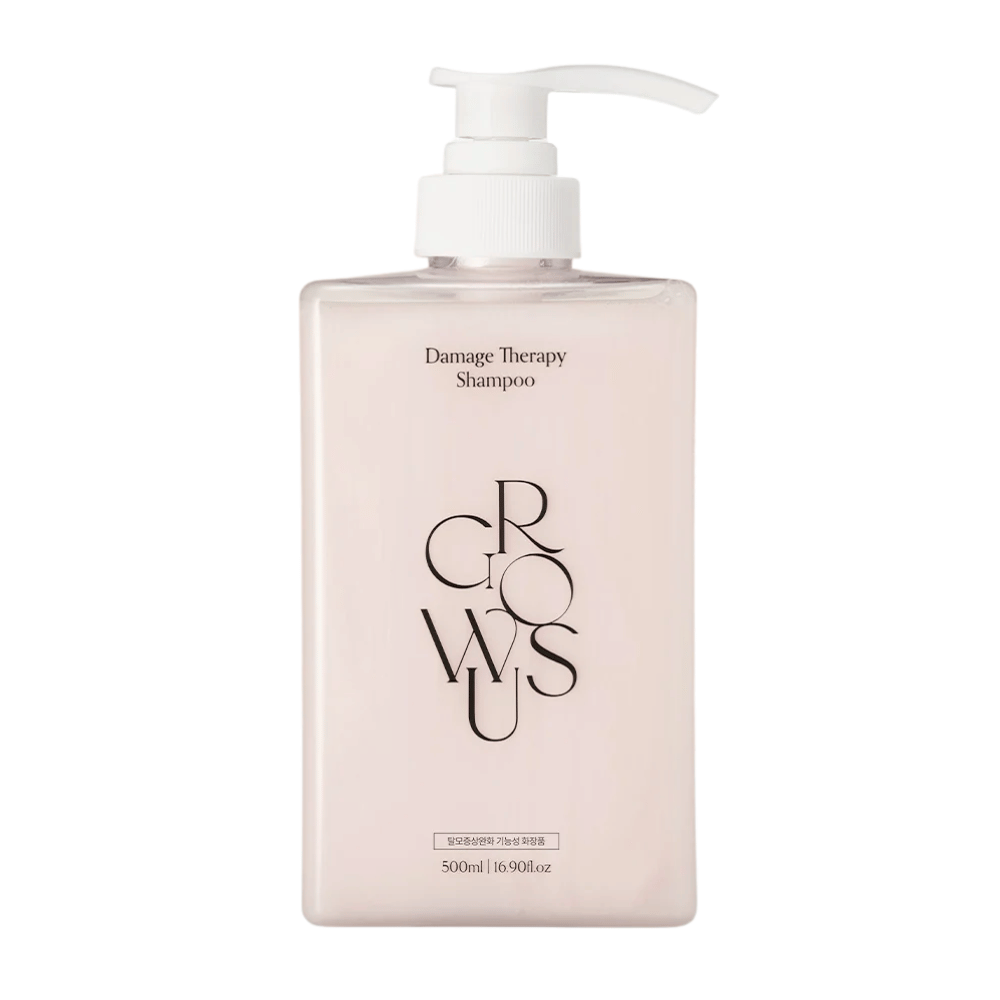 GROWUS Damage Therapy Shampoo EX 500 ml reparerende shampoo produktbillede mod hvid baggrund
