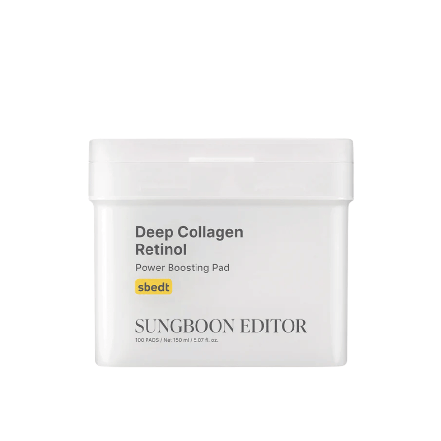 Fugtgivende ansigtspads med xylitol og hyaluronsyre, som køler huden og genopretter fugtbalancen