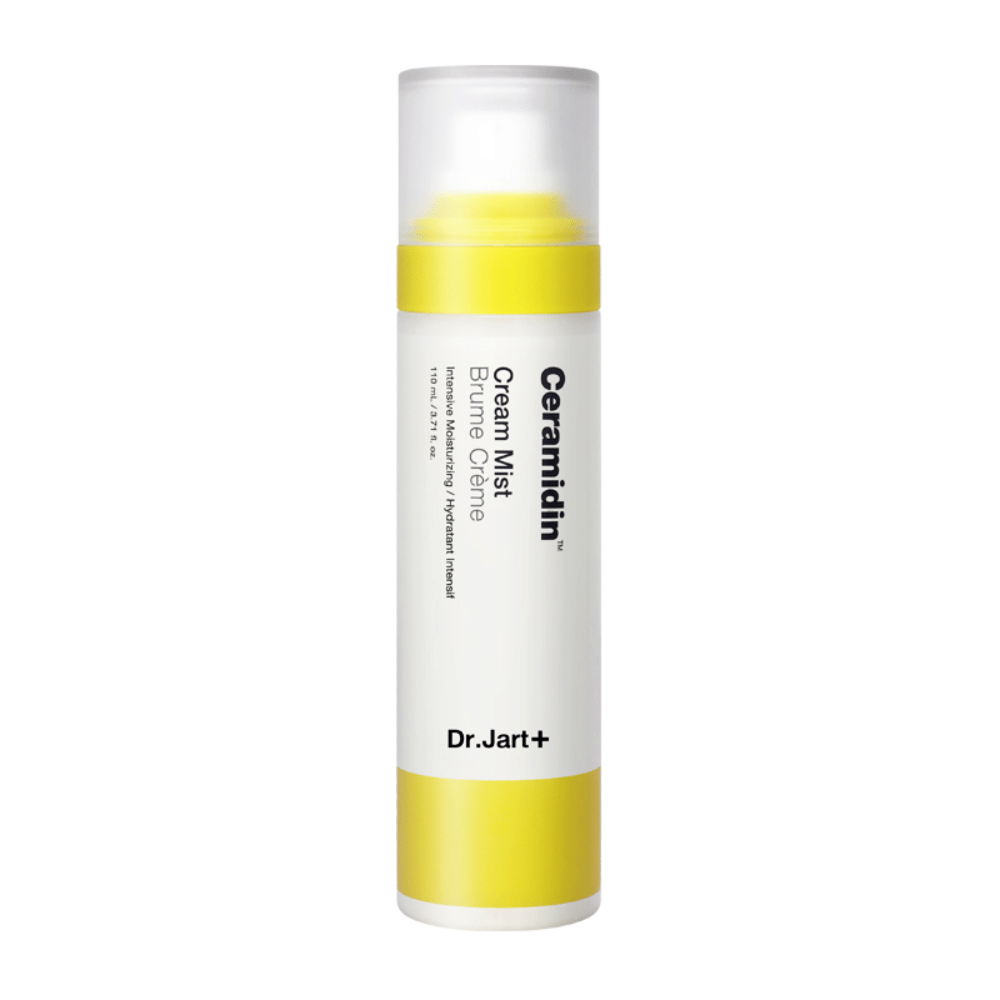 En Ceramidin Cream Mist 110ml på hvid baggrund.