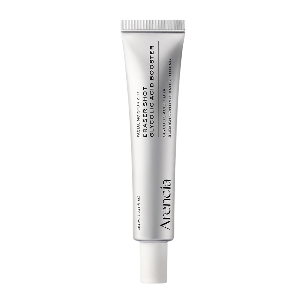 Arencia Eraser Shot Glycolic Acid Booster 30 ml – eksfolierende ansigtsprodukt med glykolsyre og BHA