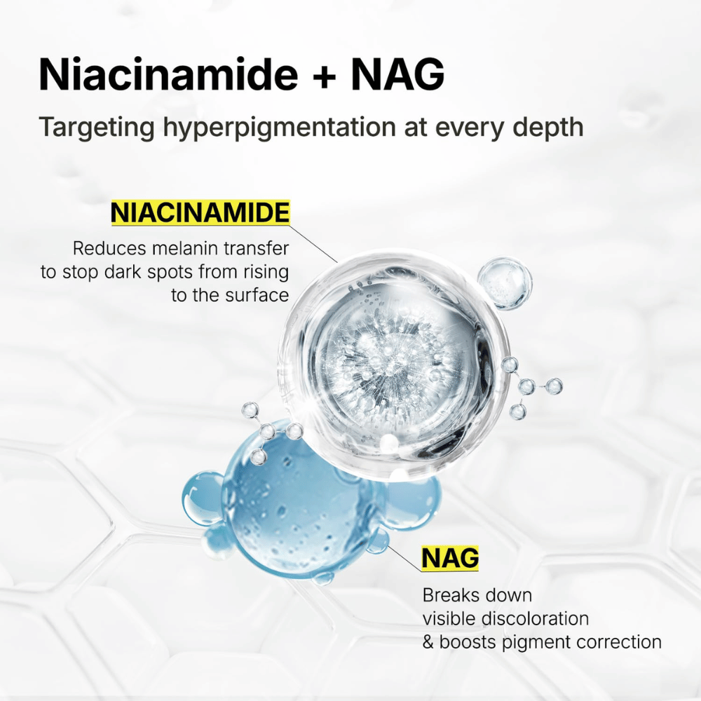 Ma:nyo Glutathione 7 Dark Spot Serum Patch med niacinamide og NAG for at reducere pigmentpletter og udjævne hudtonen