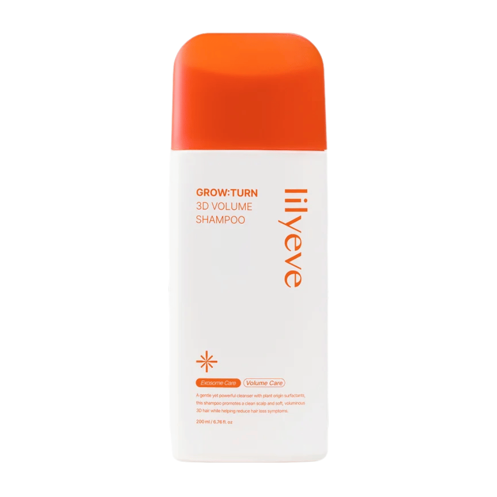 LILYEVE Grow:Turn Exosome 3D Volume Brush Shampoo med integreret børsteapplikator for nem påføring