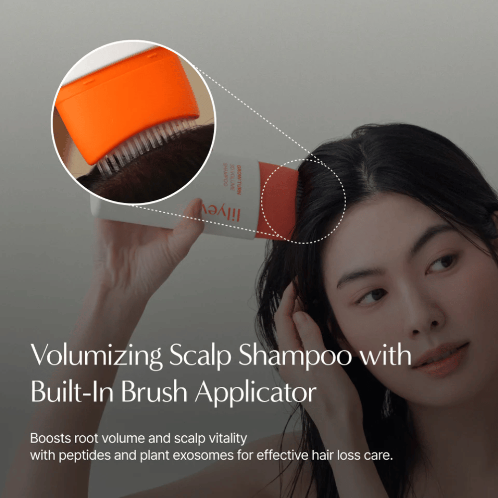 LILYEVE Grow:Turn Exosome 3D Volume Brush Shampoo med plantebaserede exosomer og proteinkompleks