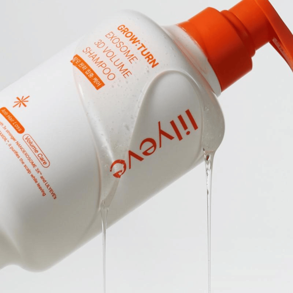 LILYEVE Grow:Turn Exosome 3D Volume Shampoo med let geltekstur til volumengivende hårpleje