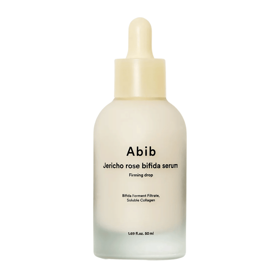 Ren fritlagt produktbillede af Abib Jericho Rose Bifida Serum Firming Drop på lys baggrund.