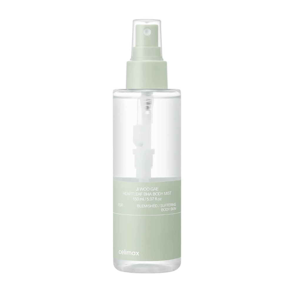 1. celimax Ji Woo Gae Heartleaf BHA Body Mist 150 ml – eksfolierende kropsmist