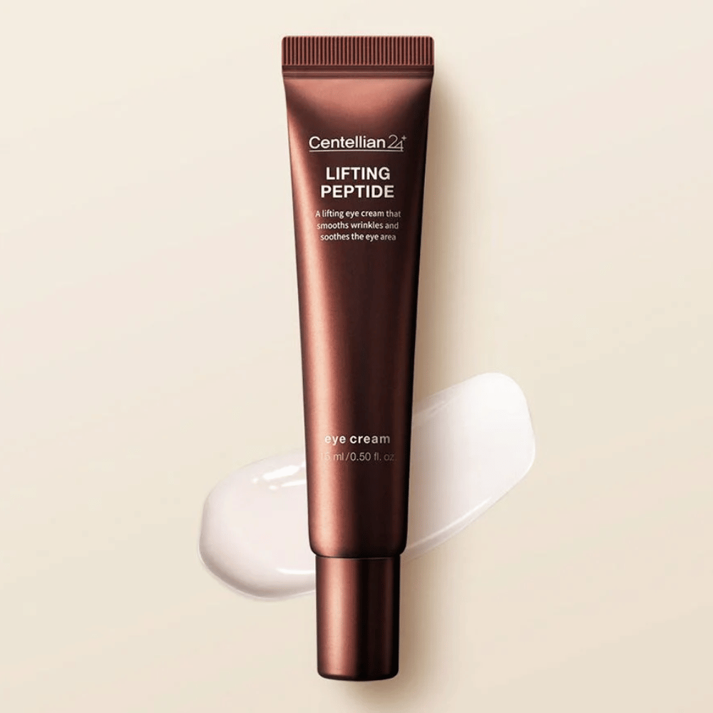 Centellian24 Lifting Peptide Eye Cream Øjencreme – koreansk Øjencreme med peptider som hjælper med at fugte huden omkring øjnene og reducere synligheden af fine linjer og rynker.