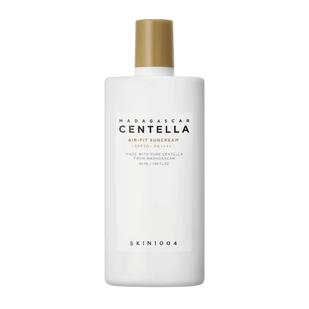Centella asiatica solbeskyttelse SPF50+ PA++++, som giver effektiv UV-beskyttelse, fugter huden og efterlader en let, ikke-klæbrig finish