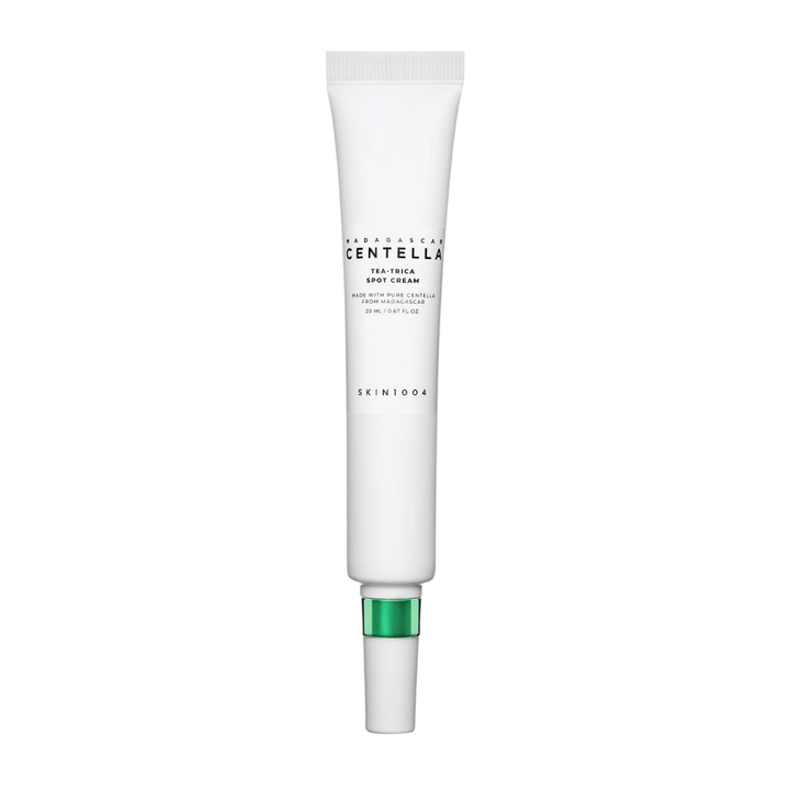 SKIN1004 Madagascar Centella Tea-Trica Spot Cream 20 ml – koreansk spot treatment med centella og tea tree for akne, rødme og uren hud.