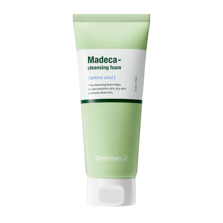 Centellian24 Madeca Amino Acid Cleansing Foam ansigtsrens – mild koreansk cleansing foam med Centella Asiatica og aminosyrer der renser huden skånsomt og hjælper med at bevare hudens fugtbalance.