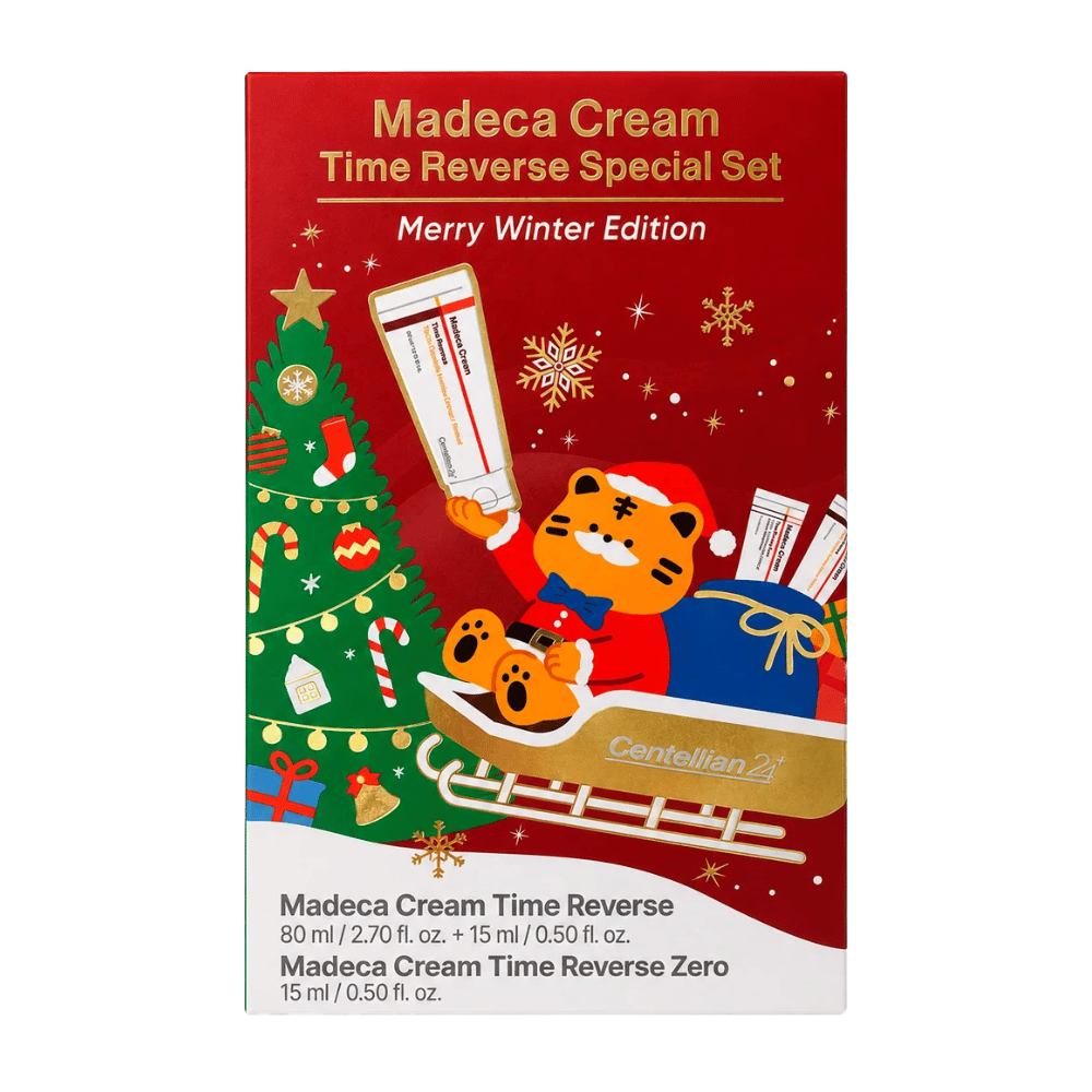 1. Centellian24 Madeca Cream Time Reverse Special Set Merry Winter Edition – julesæt med hudpleje i rød gaveemballage