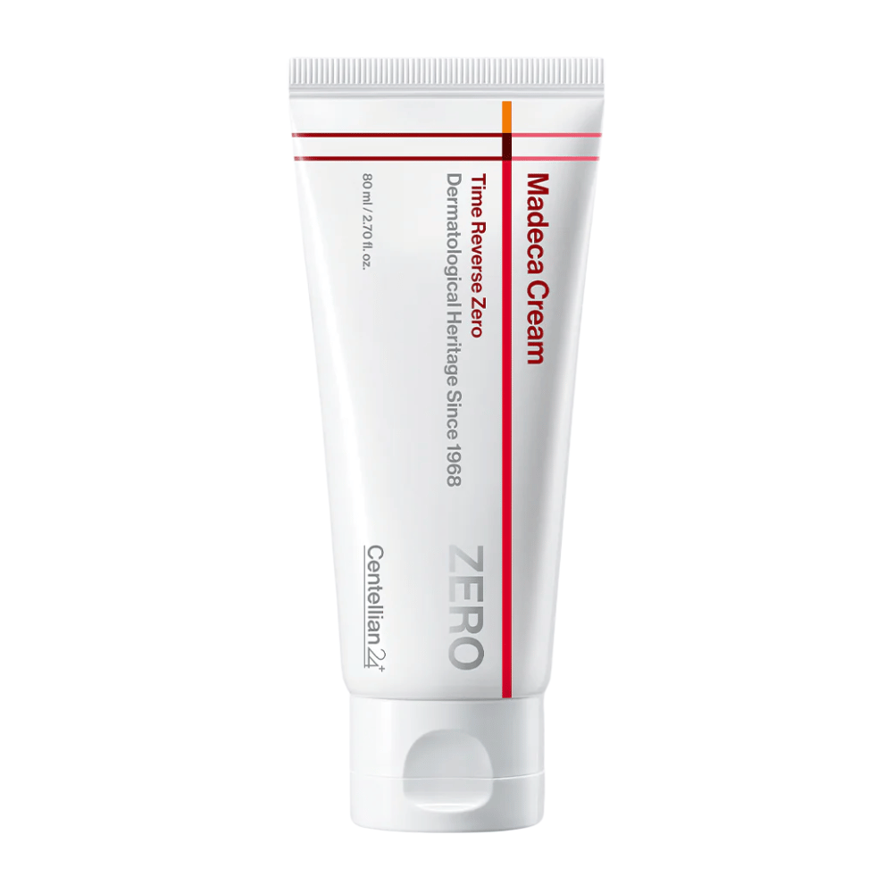 MADECA Cream Time Reverse Zero fra Centellian24 – koreansk ansigtscreme til daglig brug, der styrker hudbarrieren og beroliger irriteret hud.