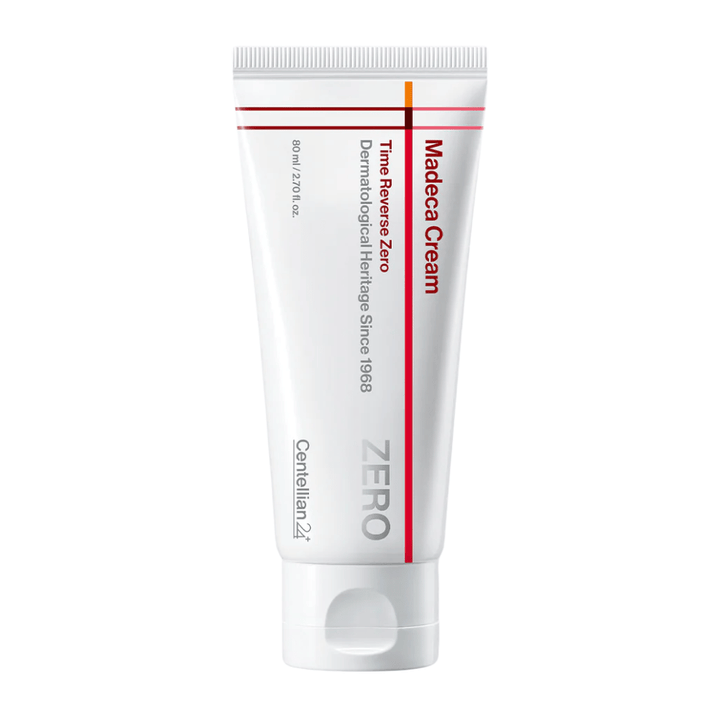 MADECA Cream Time Reverse Zero fra Centellian24 – koreansk ansigtscreme til daglig brug, der styrker hudbarrieren og beroliger irriteret hud.
