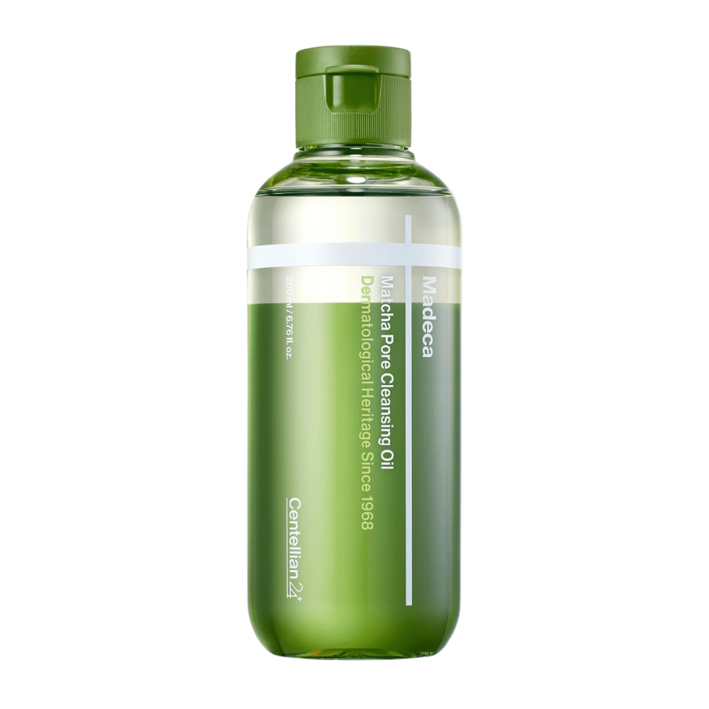 Centellian24 Madeca Matcha Pore Cleansing Oil 200 ml produktbillede mod hvid baggrund