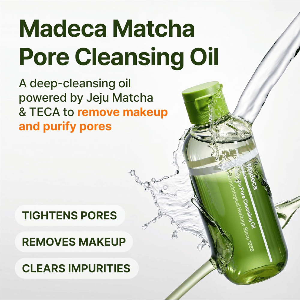 Centellian24 Madeca Matcha Pore Cleansing Oil med Jeju matcha til dybderensning af porer