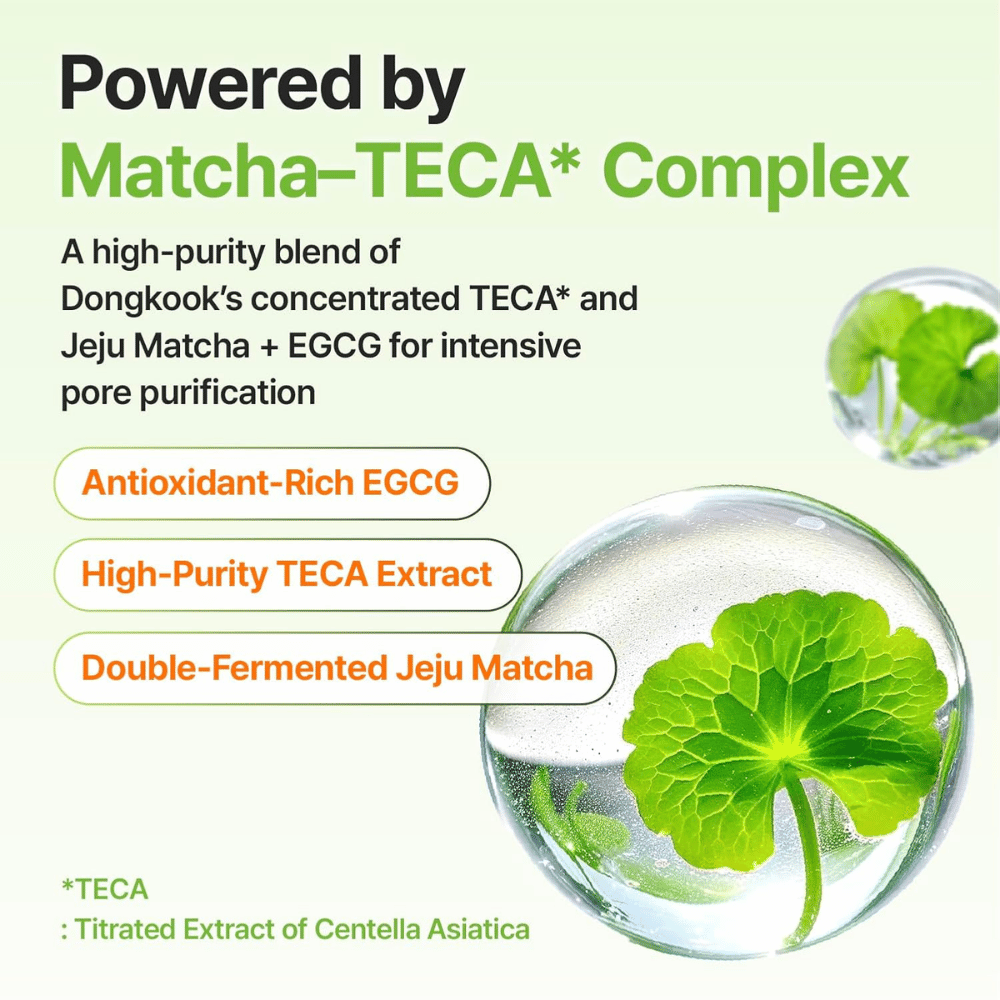 Centellian24 Madeca Matcha Pore Cleansing Oil med Matcha-TECA Complex til porerensning