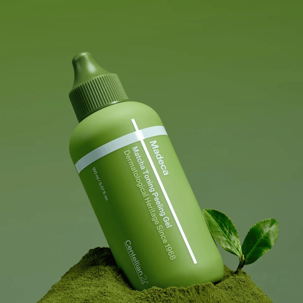 Centellian24 Madeca Matcha Toning Peeling Gel produktbillede – mild koreansk eksfolierende peeling gel med matcha som hjælper med at forfine hudens tekstur og give en friskere hud.
