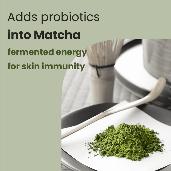 Heimish Matcha Biome rens med fermenteret matcha og probiotika – balancerer huden og understøtter hudens naturlige beskyttelsesbarriere