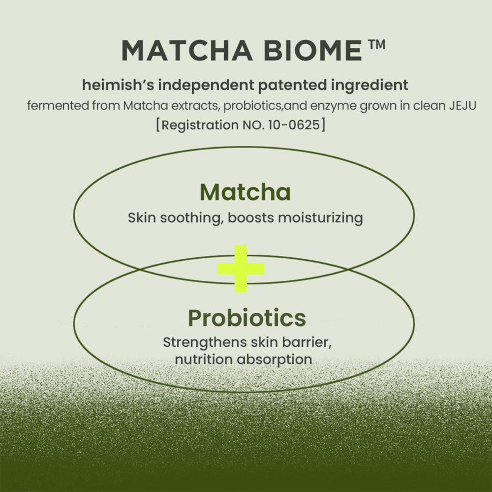 Heimish Matcha Biome Amino Acne Cleansing Foam med matcha og probiotika – styrker hudbarrieren og beroliger irriteret, akne-udsat hud