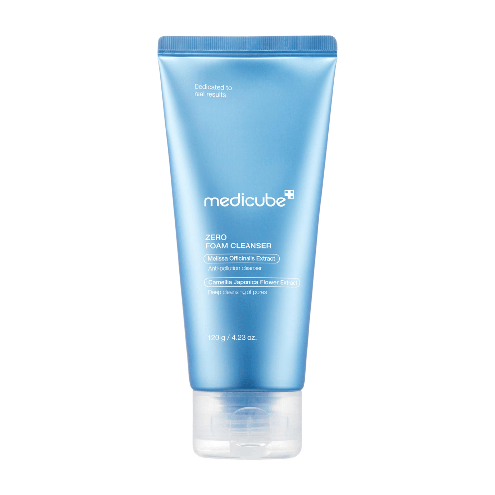 Medicube Zero Foam Cleanser – Dybderensende ansigtsrens for en frisk og balanceret hud.

🌿 Melissa Officinalis-ekstrakt – Beskytter huden mod forureninger.
🌸 Camellia Japonica-blomstekstrakt – Renser porerne i dybden.