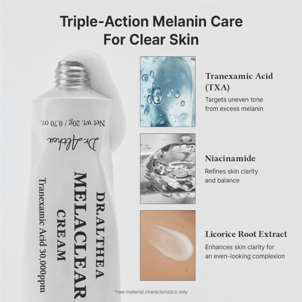 Dr. Althea Melaclear Cream med tranexaminsyre, niacinamid og lakridsrodsekstrakt