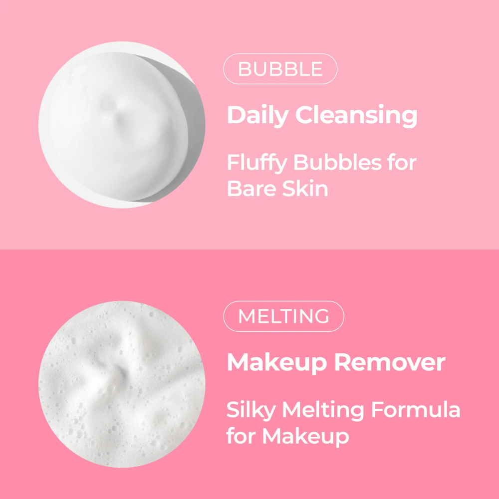 Dr. Melaxin Melting Cleanser med luftigt bobleskum til daglig rensning af sensitiv hud